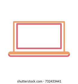 laptop  vector illustration