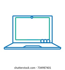 laptop  vector illustration