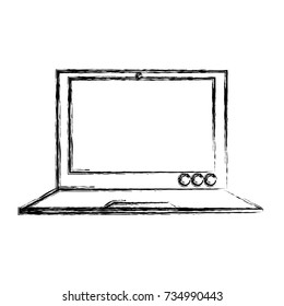 laptop  vector illustration