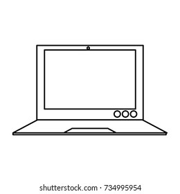 laptop  vector illustration