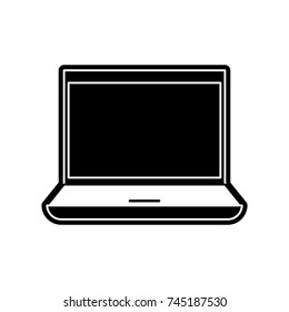 laptop  vector illustration