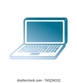 laptop  vector illustration