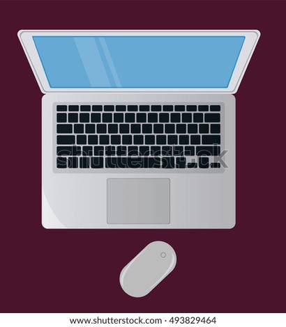 laptop vector illustration EPS10