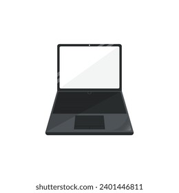 laptop vector illustration, laptop flat icon mockup pc vector	
