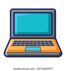 laptop vector illustration icon high quality 