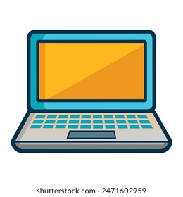 laptop vector illustration icon high quality 