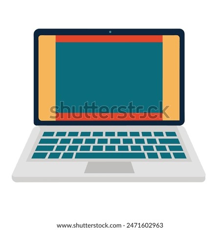 laptop vector illustration icon high quality 