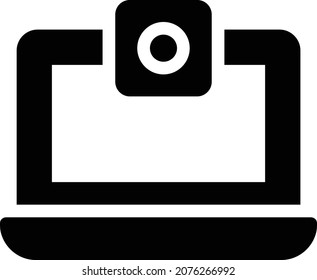 laptop Vector illustration on a transparent background. Premium quality symbols. Stroke vector icon for concept and graphic design.