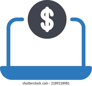 laptop Vector illustration on a transparent background.Premium quality symbols.Glyphs vector icon for concept and graphic design.