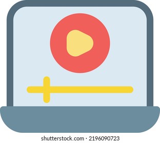 Laptop Vector illustration on a transparent background. Premium quality symmbols. Line Color vector icons for concept and graphic design.