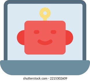 Laptop Vector illustration on a transparent background. Premium quality symmbols. Line Color vector icons for concept and graphic design. 

