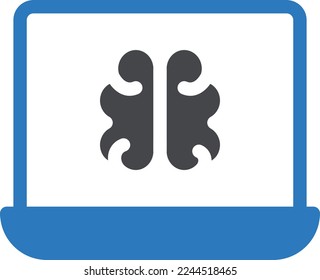 laptop Vector illustration on a transparent background. Premium quality symmbols. Glyphs vector icons for concept and graphic design. 
