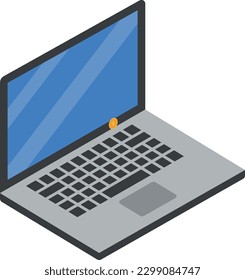 laptop Vector illustration on a transparent background. Premium quality symbols. Flat icons for concept and graphic design.