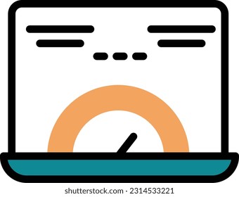 laptop  Vector illustration on a transparent background. Premium quality symmbols. Line Color vector icons for concept and graphic design.
