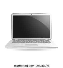 Laptop. Vector illustration for web design, icons, signs, posters and banners