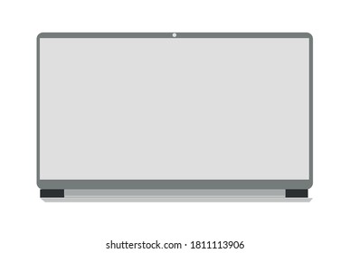 laptop vector isolated image for free use