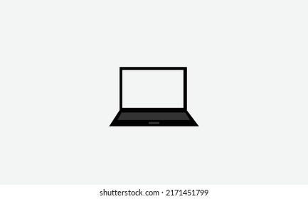 Laptop vector logo design template