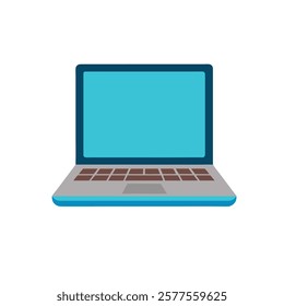Laptop vector on White Background