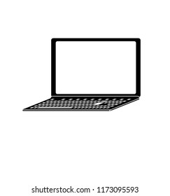 laptop vector
stylized laptop vector in black and white