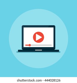 laptop with video player online