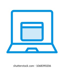 laptop web page device 