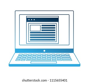 laptop and website document data