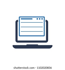 Laptop / Website Icon