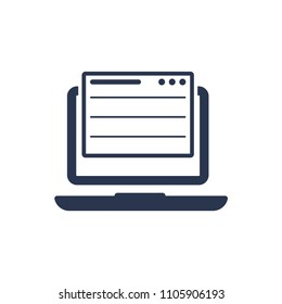 Laptop / Website Icon