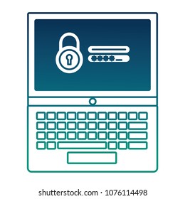 laptop and website protection safe data password login