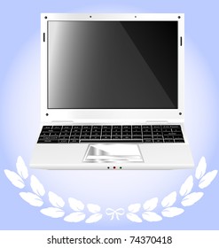 laptop white