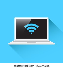 Laptop Wi-fi Icon