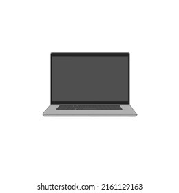 portátil sin imagen en pantalla, clásico, para publicidad o marca