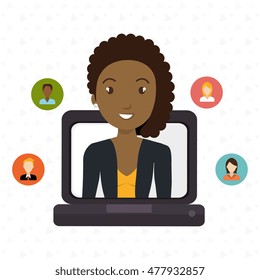 laptop woman relationship person