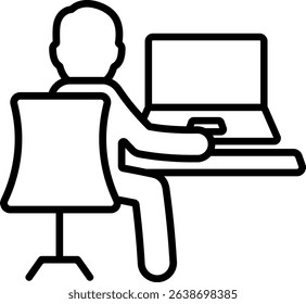 laptop worker work work from home freelancer working freelance computer 10318
