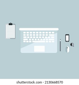 Idea del espacio de trabajo para portátiles en 2022