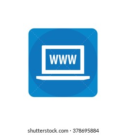 laptop www Icon Vector