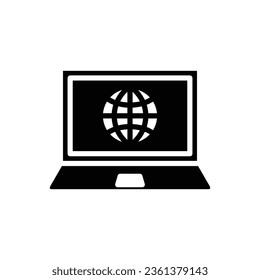 Laptop-Icon-Design, Illustrationsdesign