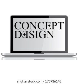 laptops template. screen concept design. vector illustration