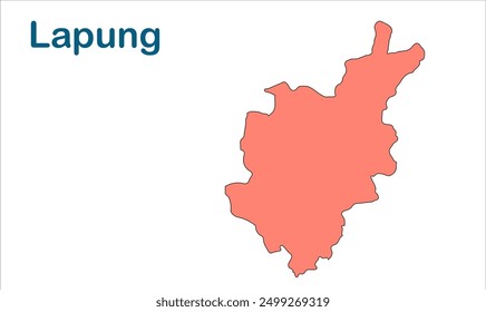 Lapung subdivision map, Ranchi District, Jharkhand state, Republic of India, Government of Jharkhand, Indian territory, Eastern India, politics, village, tourism