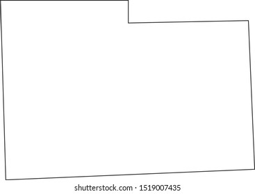 Laramie County Map In Wyoming State