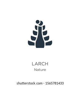 Larch icon vector. Trendy flat larch icon from nature collection isolated on white background. Vector illustration can be used for web and mobile graphic design, logo, eps10