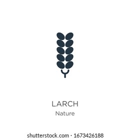Vector de icono de arco. Icono moderno de larca plana de la colección natural aislado en fondo blanco. La ilustración vectorial se puede utilizar para diseño gráfico web y móvil, logotipo, eps10