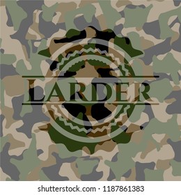 Larder camo emblem