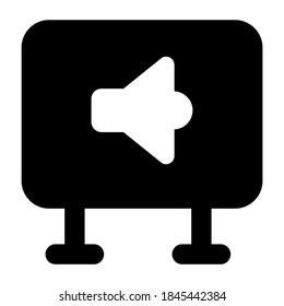 Un gran panel publicitario de estilo lleno 