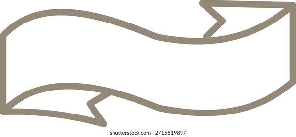 Banner de contorno de arco grande para títulos principais.