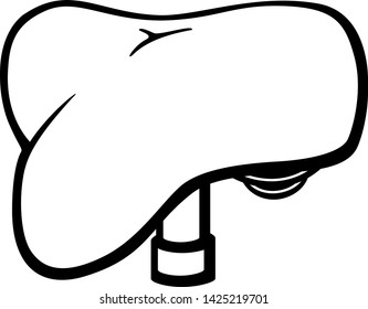 large bicycle saddle seat with underneath spring