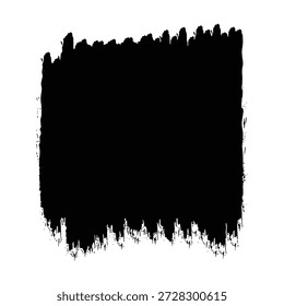 Un Grande trazo de pincel negro sobre un fondo blanco, creando un elemento visual audaz y expresivo. El trazo del pincel es áspero y desigual, con un borde texturizado que agrega profundidad e interés a la Imagen. El contraste entre los colores blanco y negro crea un efecto visual llamativo, haciendo que la Imagen sea perfecta para su uso en proyectos de Diseño gráfico, arte e ilustración.