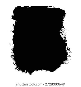 Un Grande trazo de pincel negro sobre un fondo blanco, creando un elemento visual audaz y expresivo. La pincelada es oscura y cruda, con una textura áspera que añade energía y movimiento a la Imagen. El contraste entre los colores blanco y negro crea una sensación de simplicidad y modernidad, lo que hace que esta Imagen sea adecuada para su uso en una variedad de aplicaciones artísticas y de diseño.