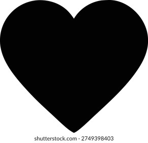 Una Grande forma corazón