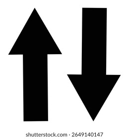 A large black icon with a solid long arrow pointing to the right on a white background.